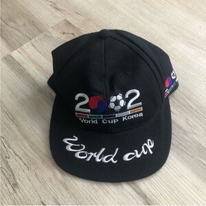 Vintage 2002 Wool Blend Black World Cup Korea Hat